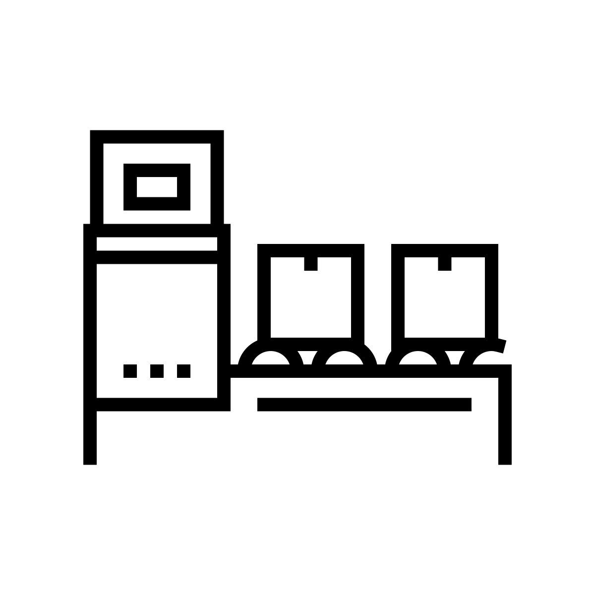manufacturing conveyor icon