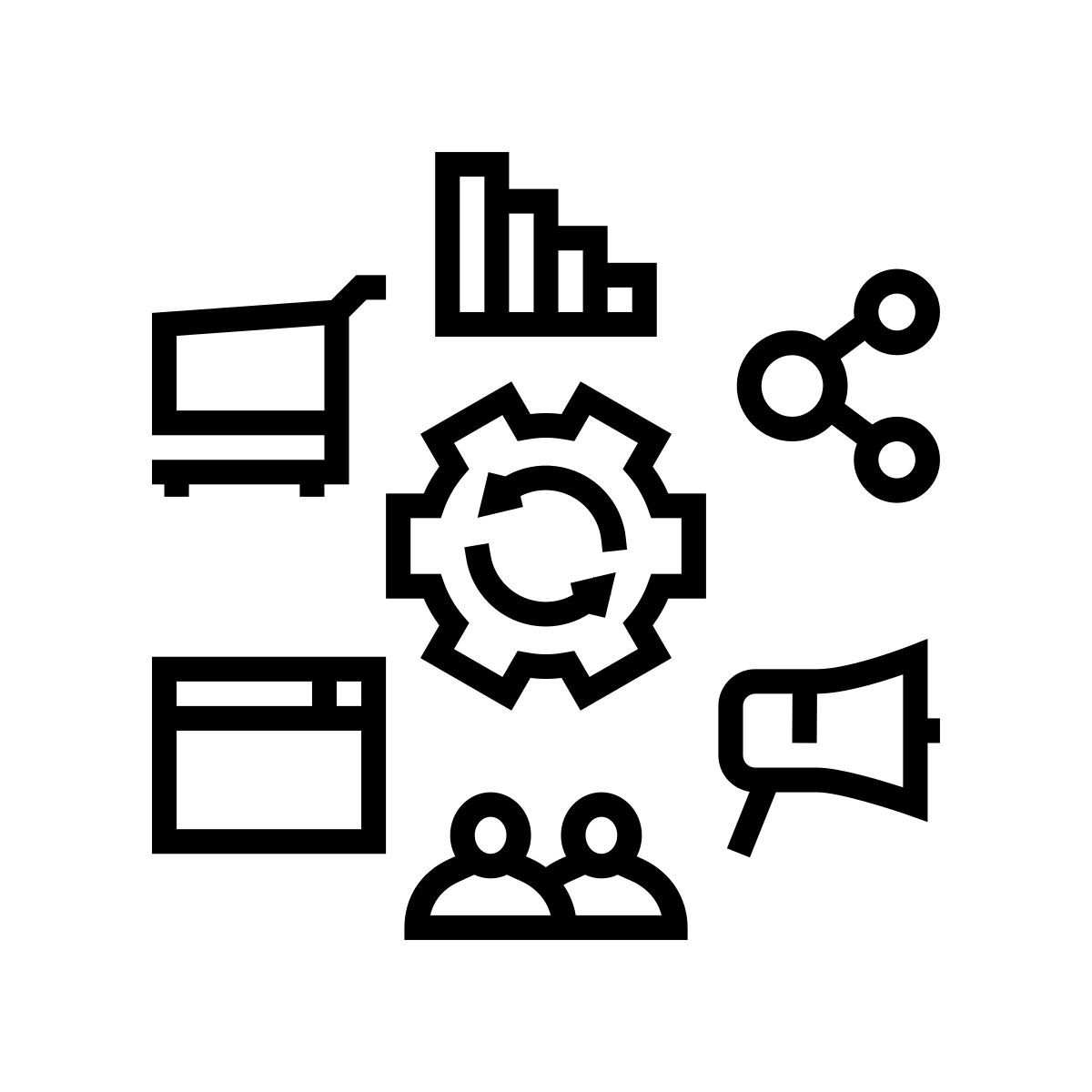 marketing model icon