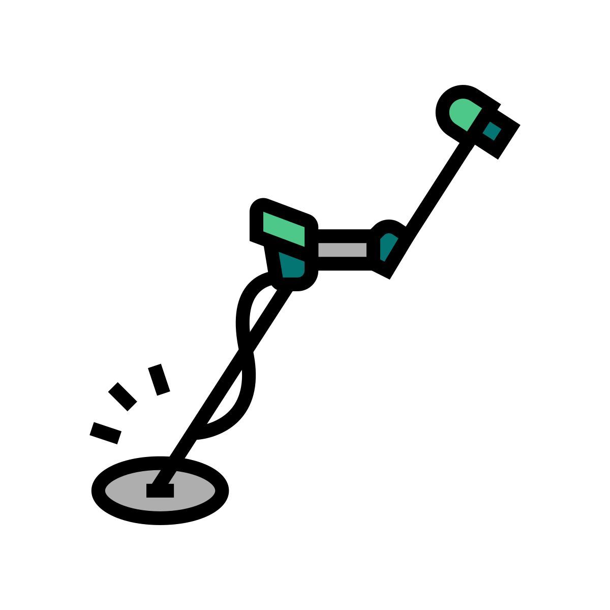 metal detector icon