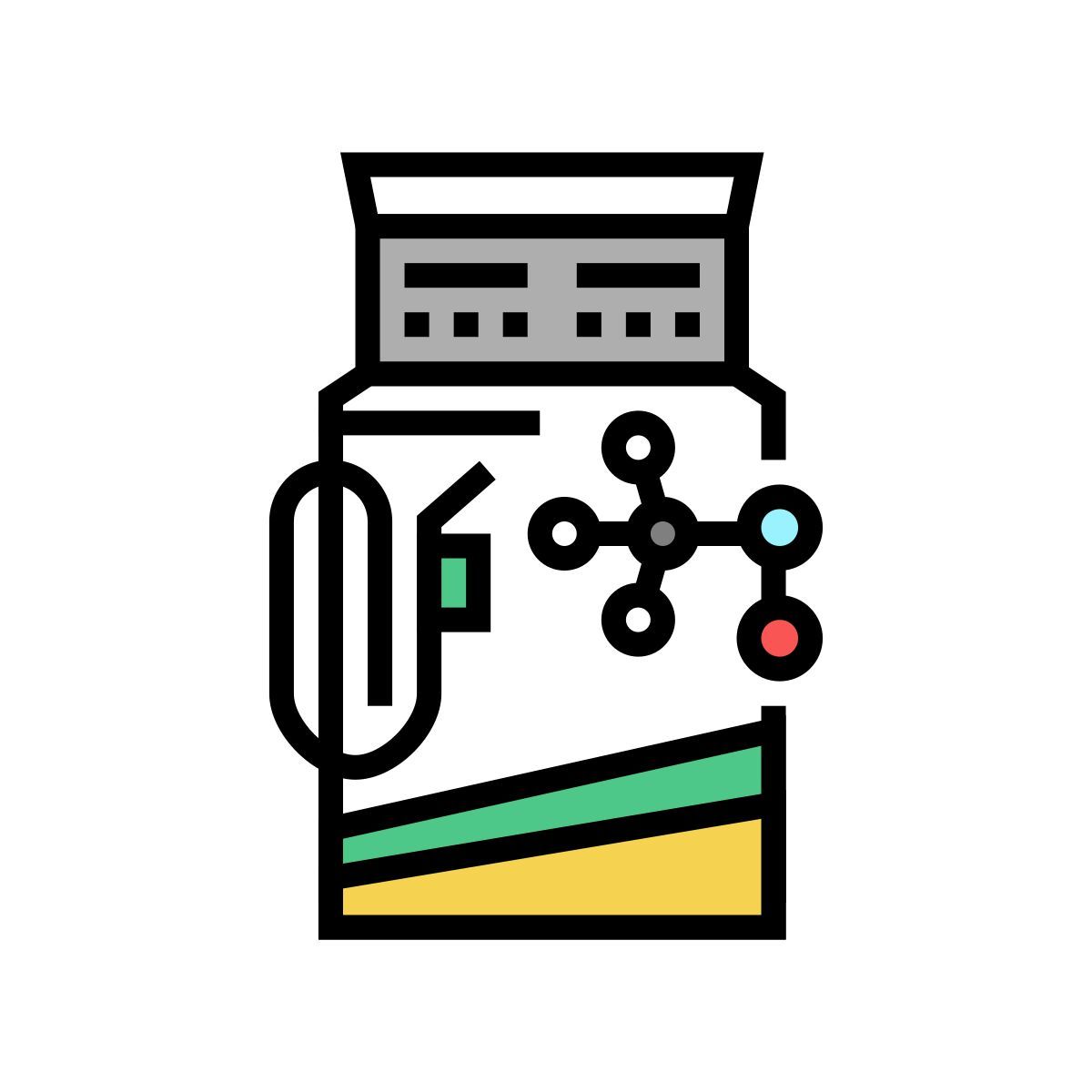 methanol gas station icon