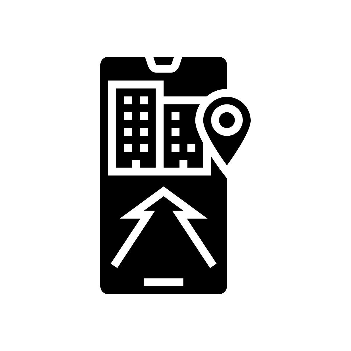 Sistema de navegación móvil icon