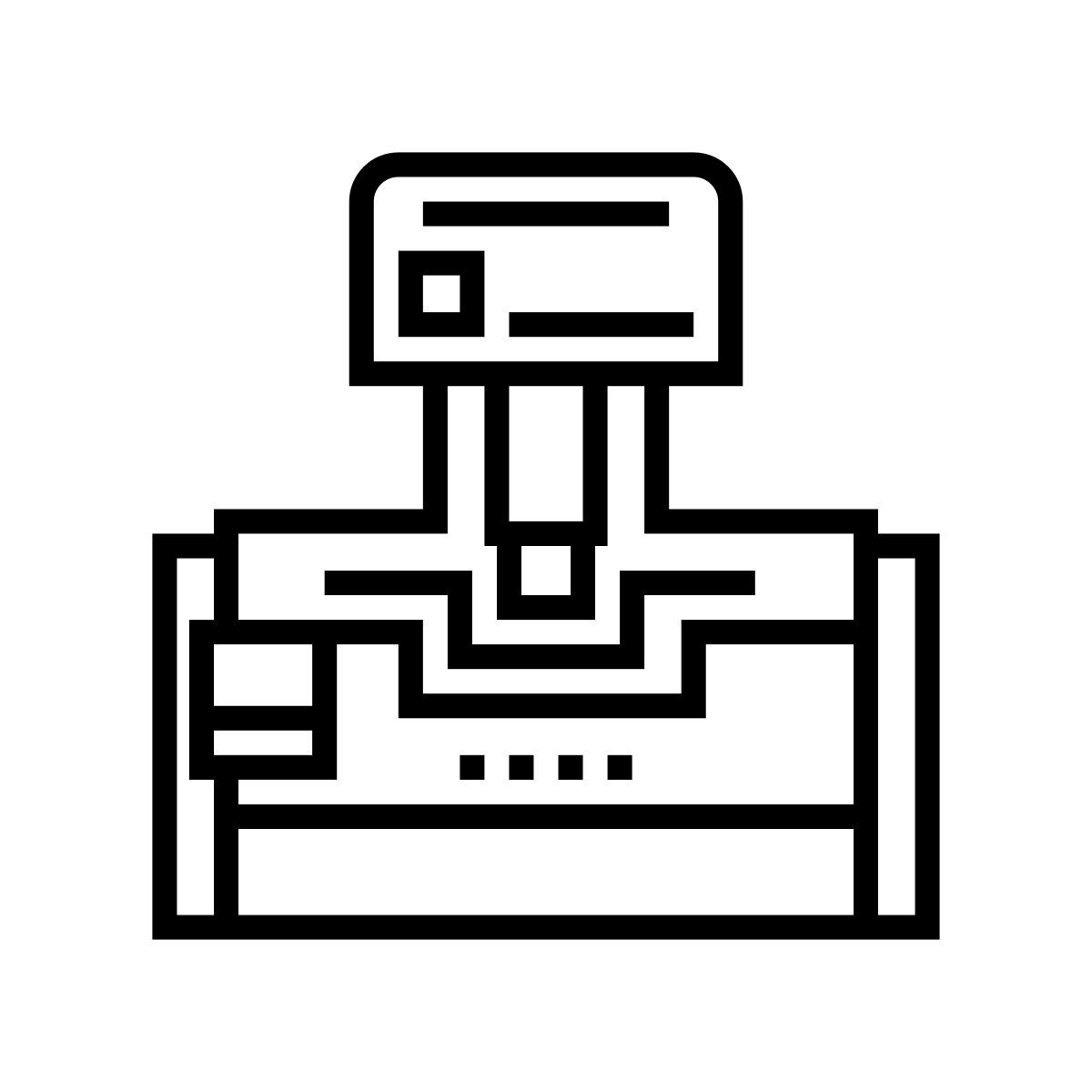 apparecchio per stampaggio icon