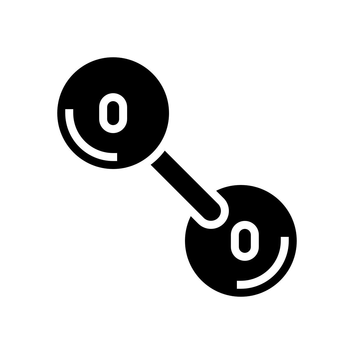 oxygen molecules icon