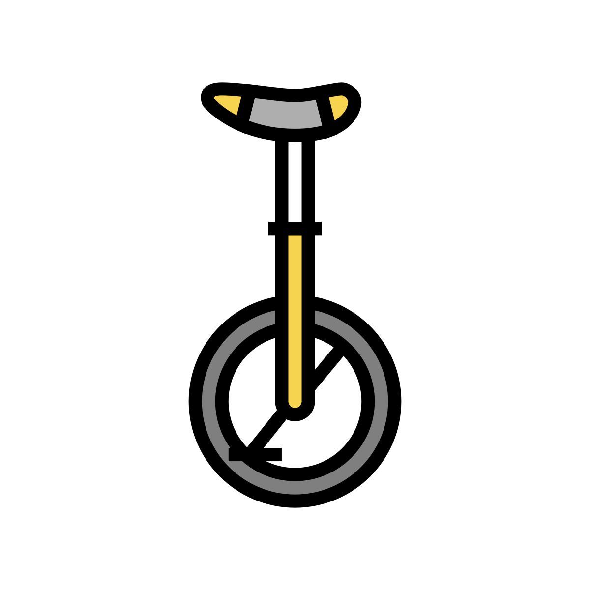 monowheel bicycle icon