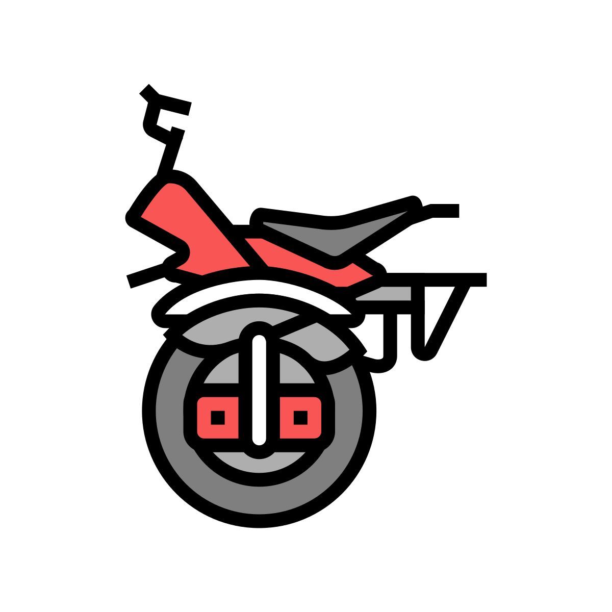 monowheel motorbike icon
