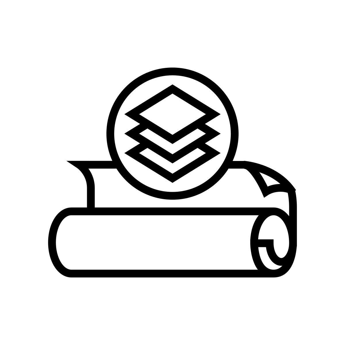 tejido multicapa icon