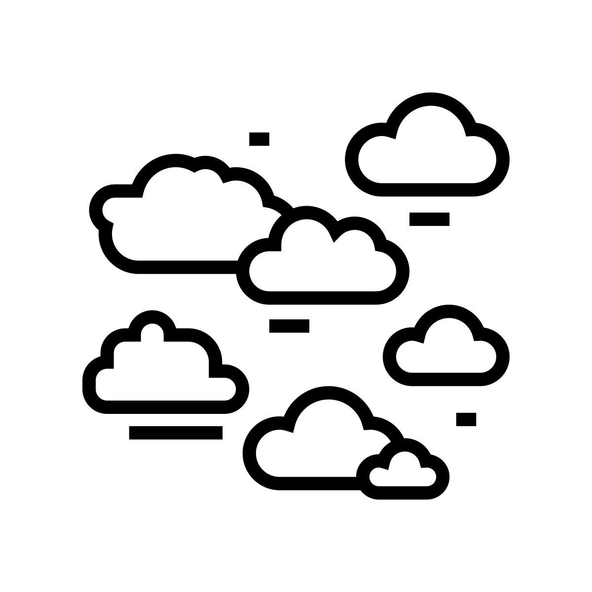natural clouds icon