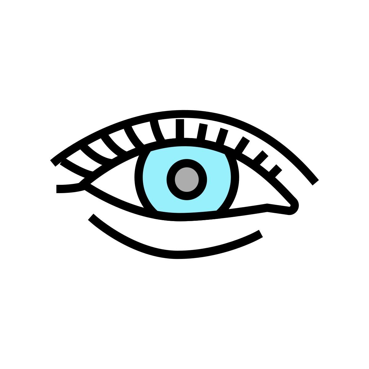 natural eyelashes icon