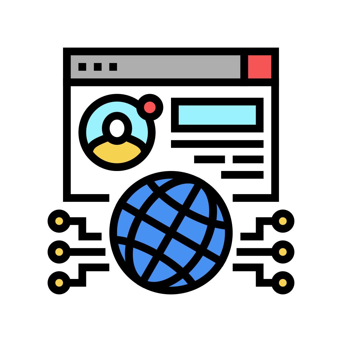 global networking icon