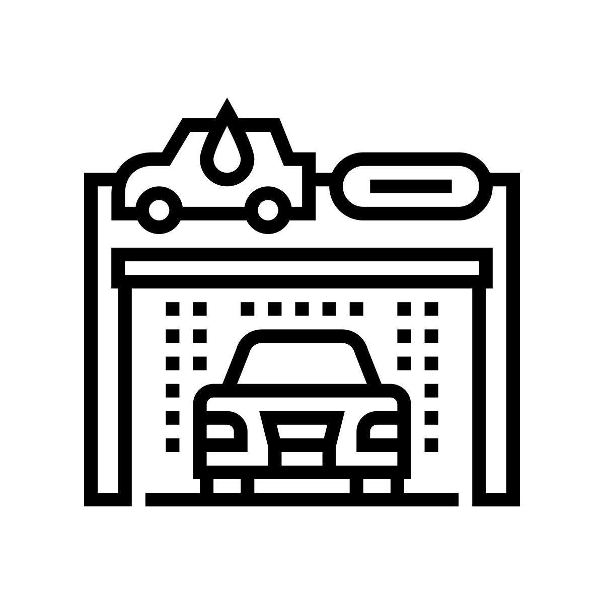 berührungslose autowäsche icon