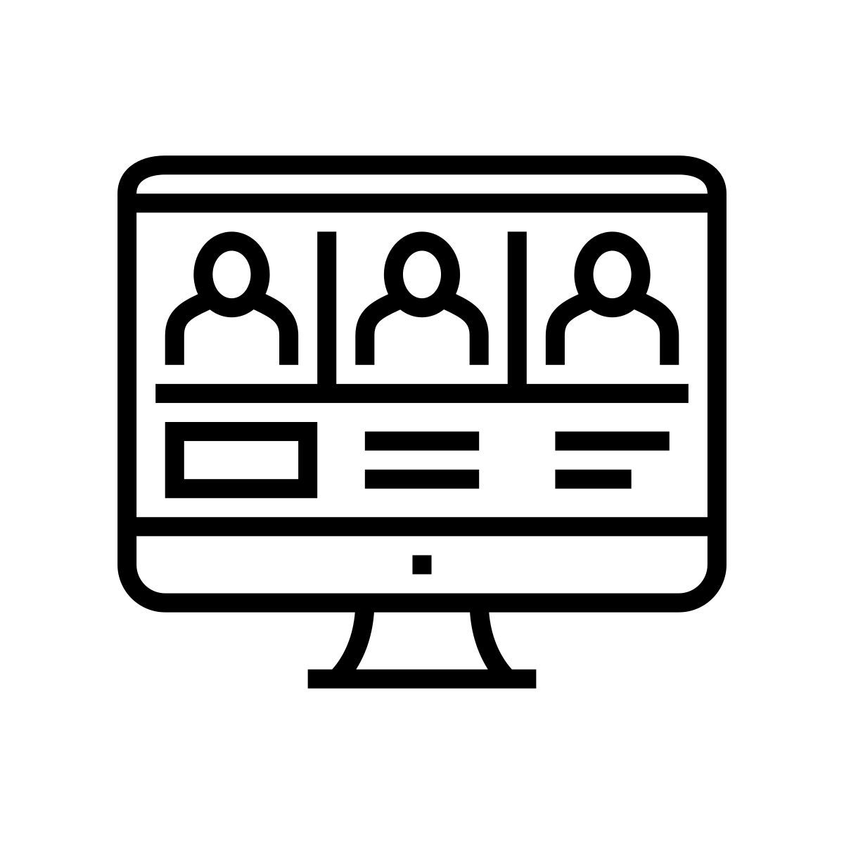 reunión en línea icon
