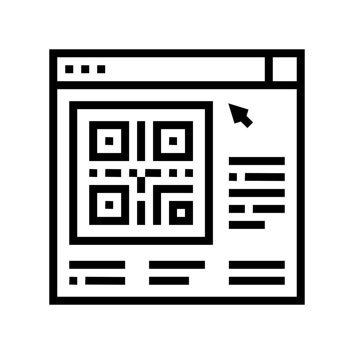 online qr code icon