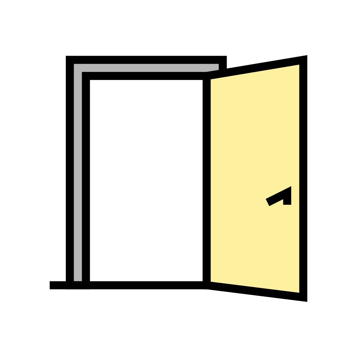 opened door icon