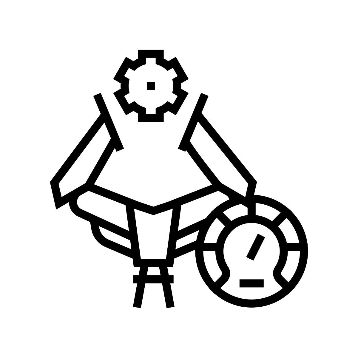 optimize working process icon