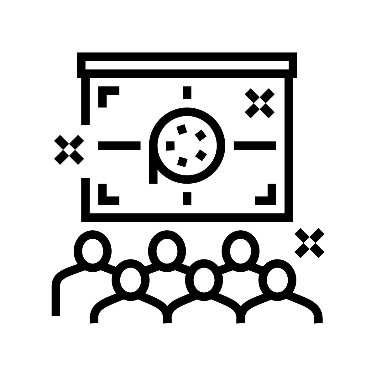outdoor movie icon