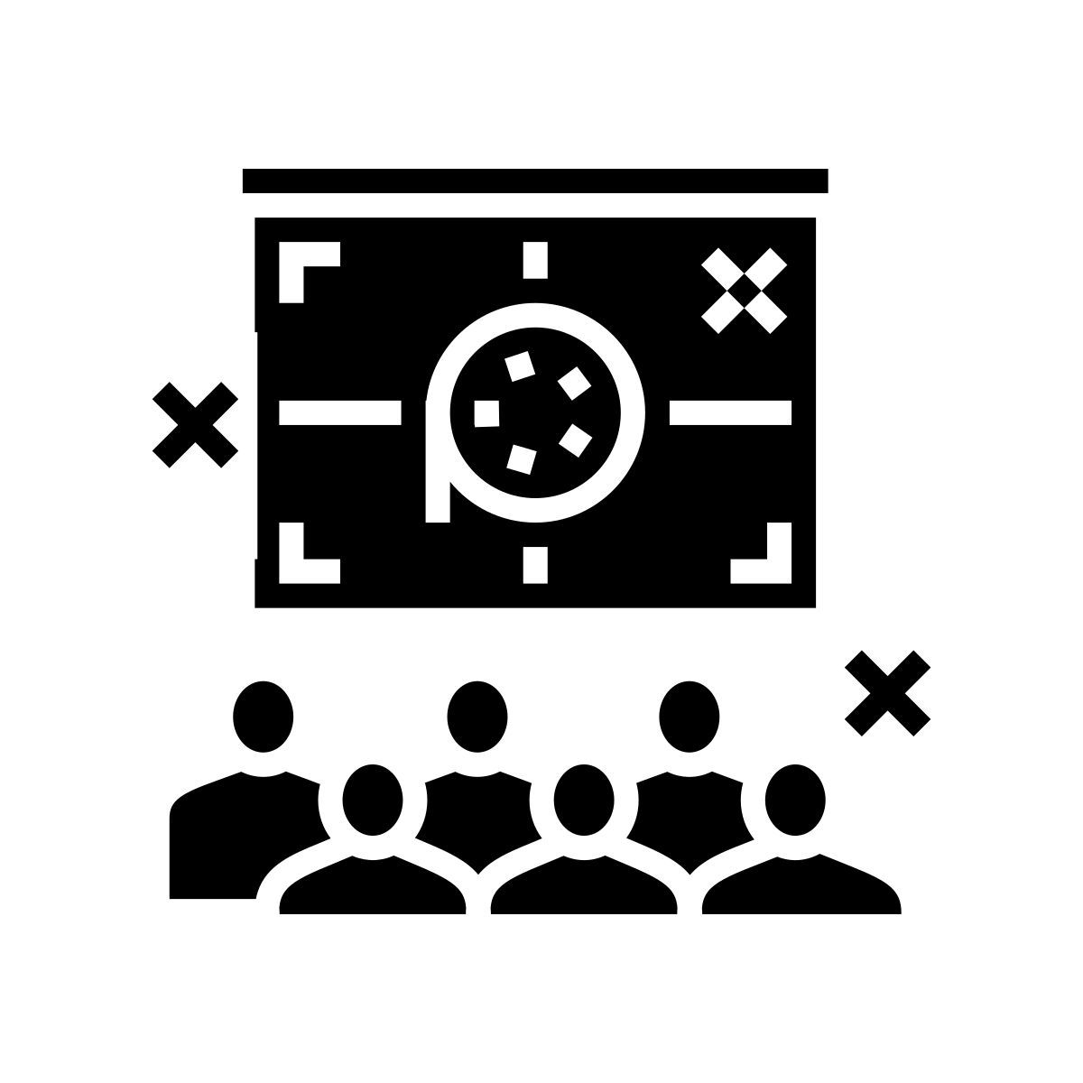 outdoor movie icon