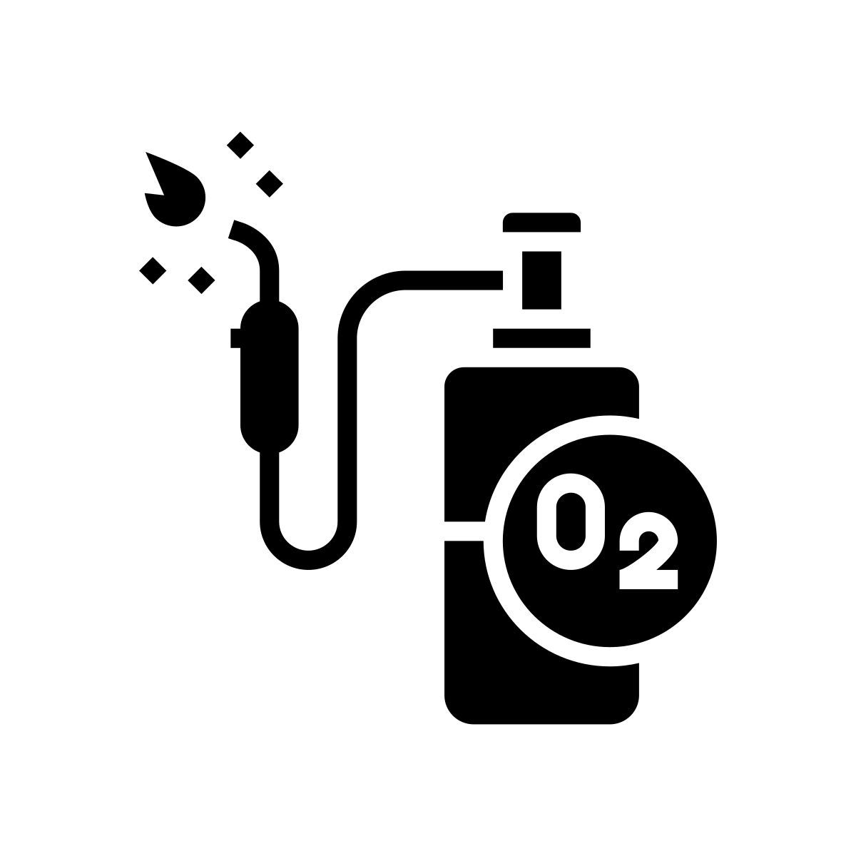 bouteille d'oxygène icon