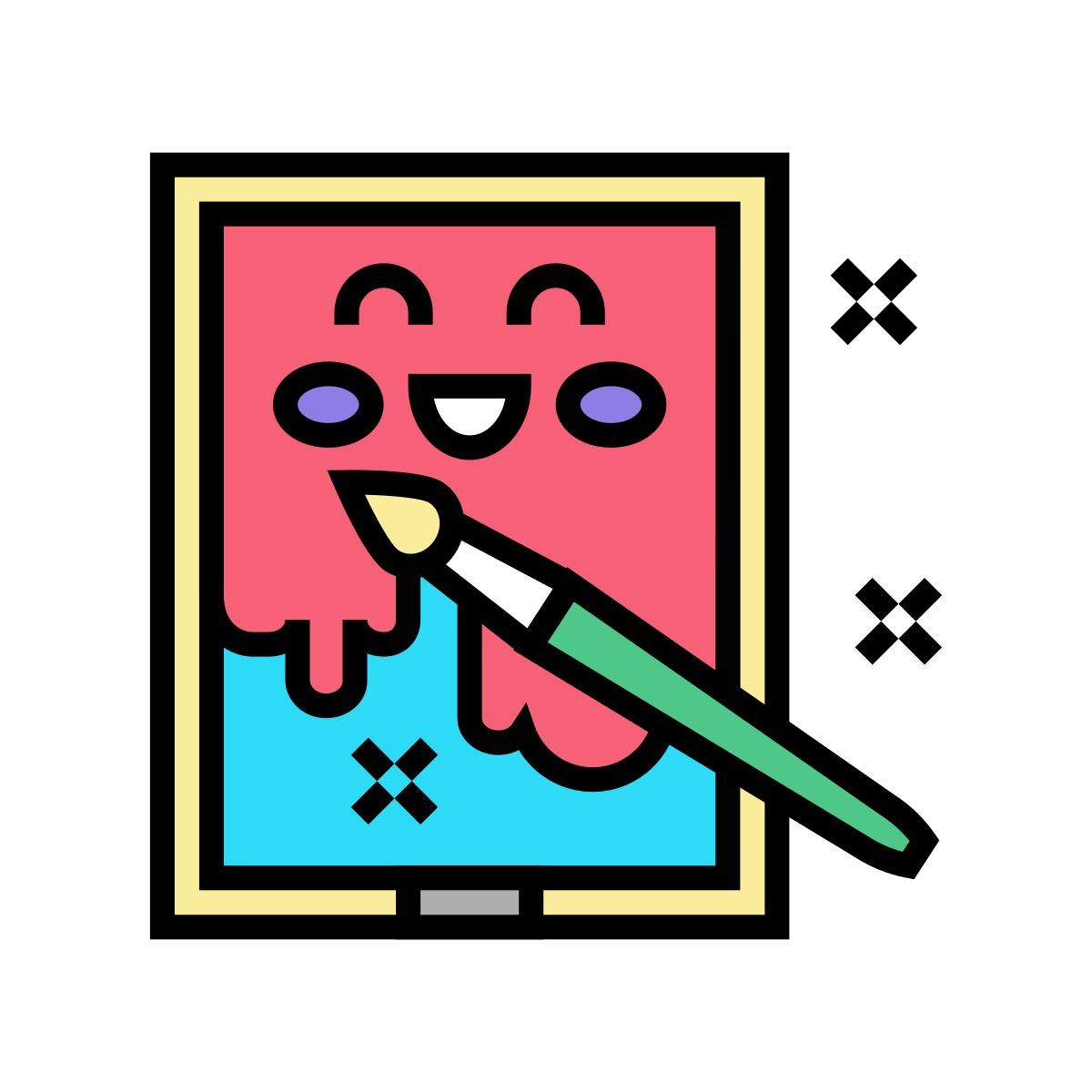 malerei icon