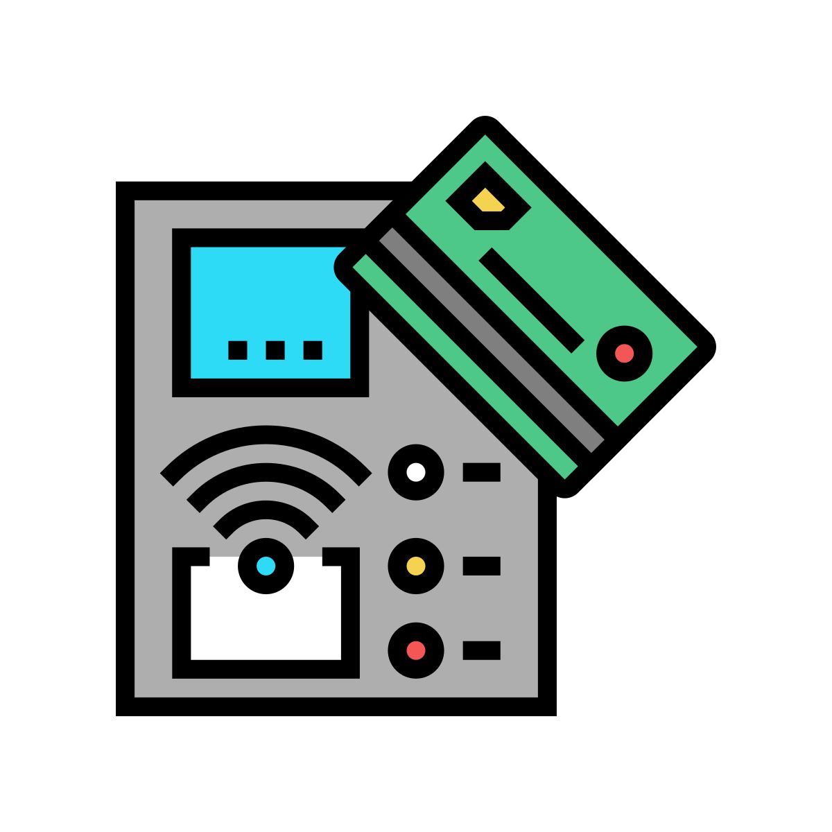 kontaktloses bezahlen icon