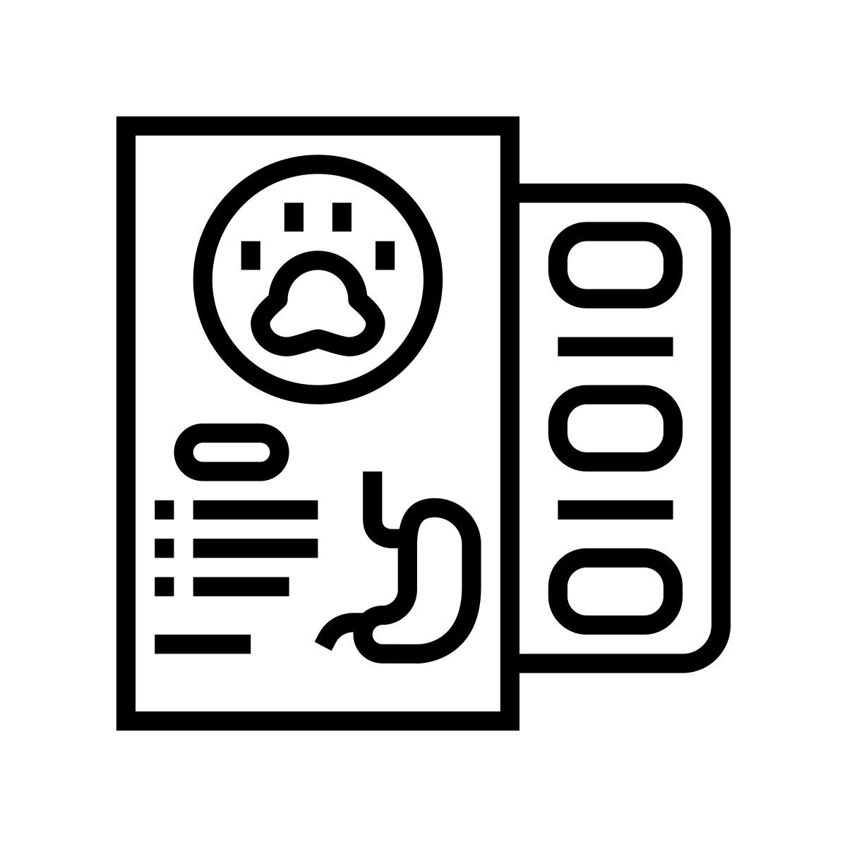 반려동물 약품 icon