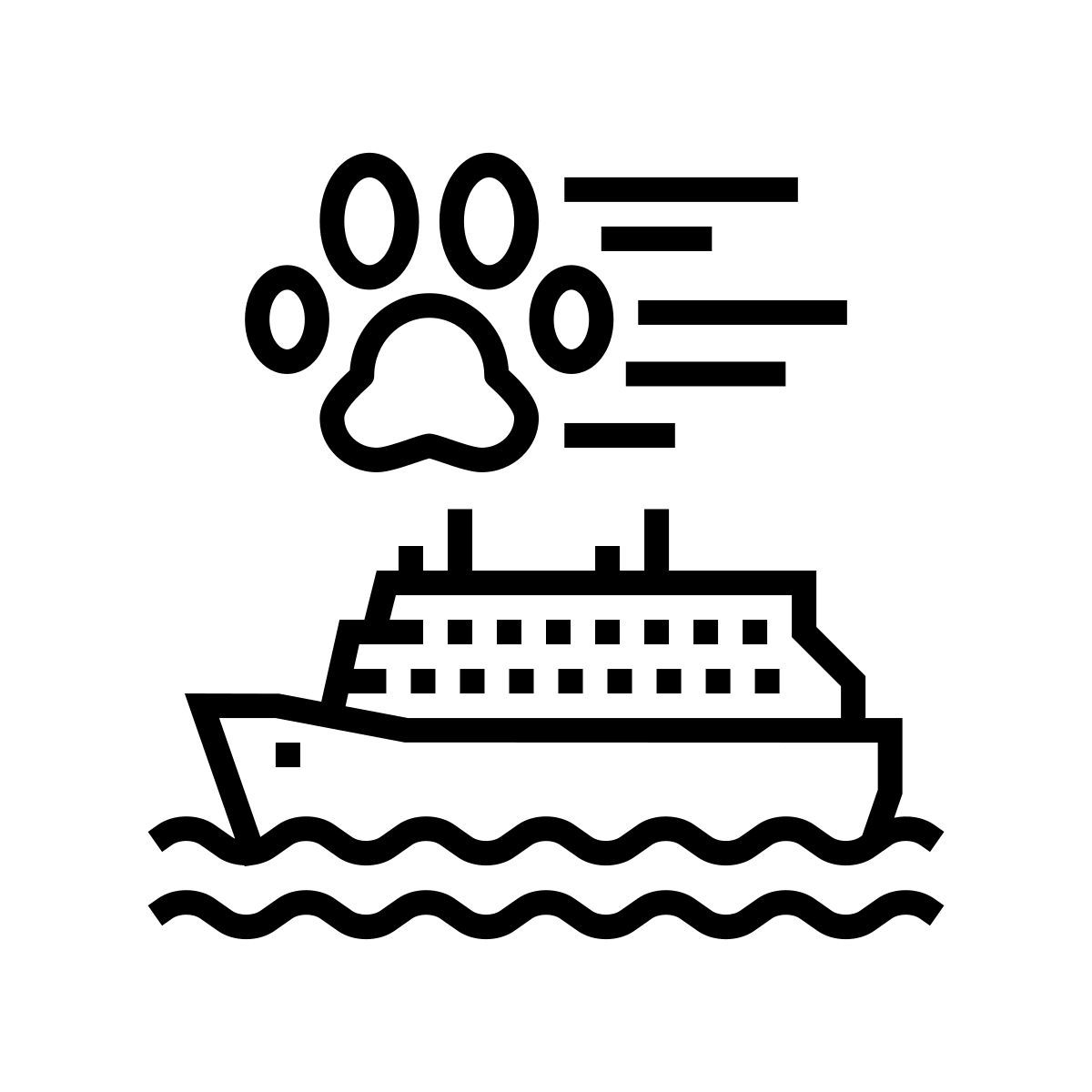 반려동물 운송 icon