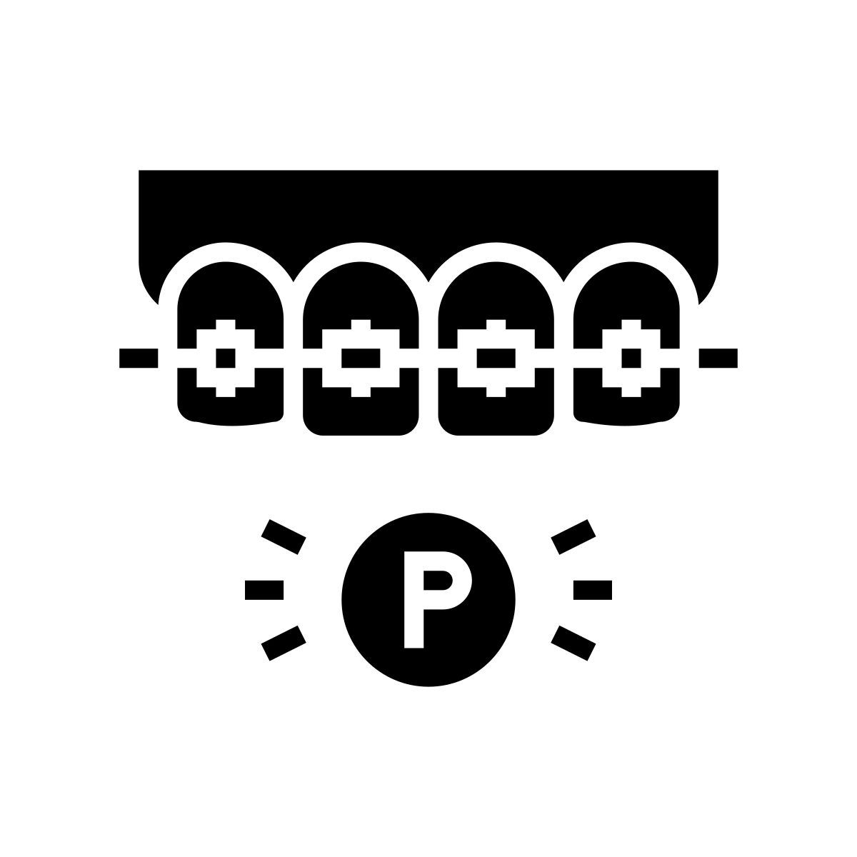 plastic braces icon