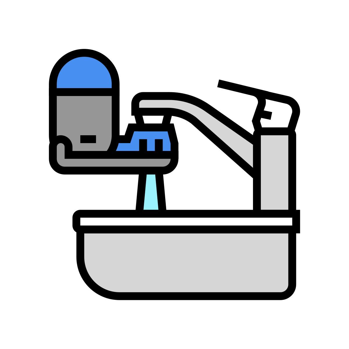 portable water filter icon