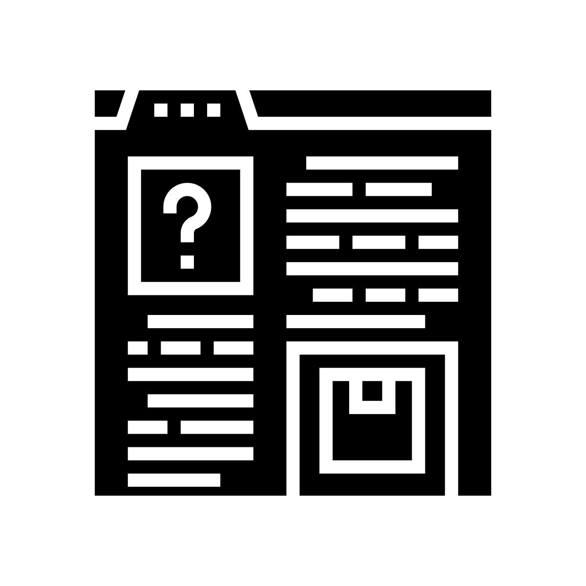 características del producto icon