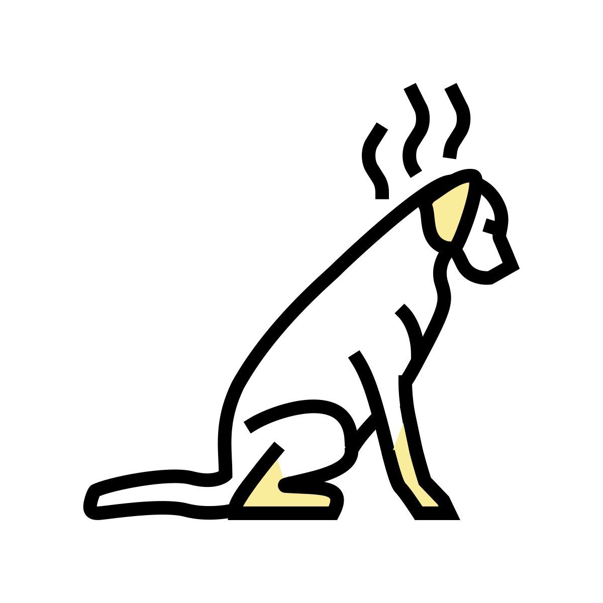 bestrafter hund icon