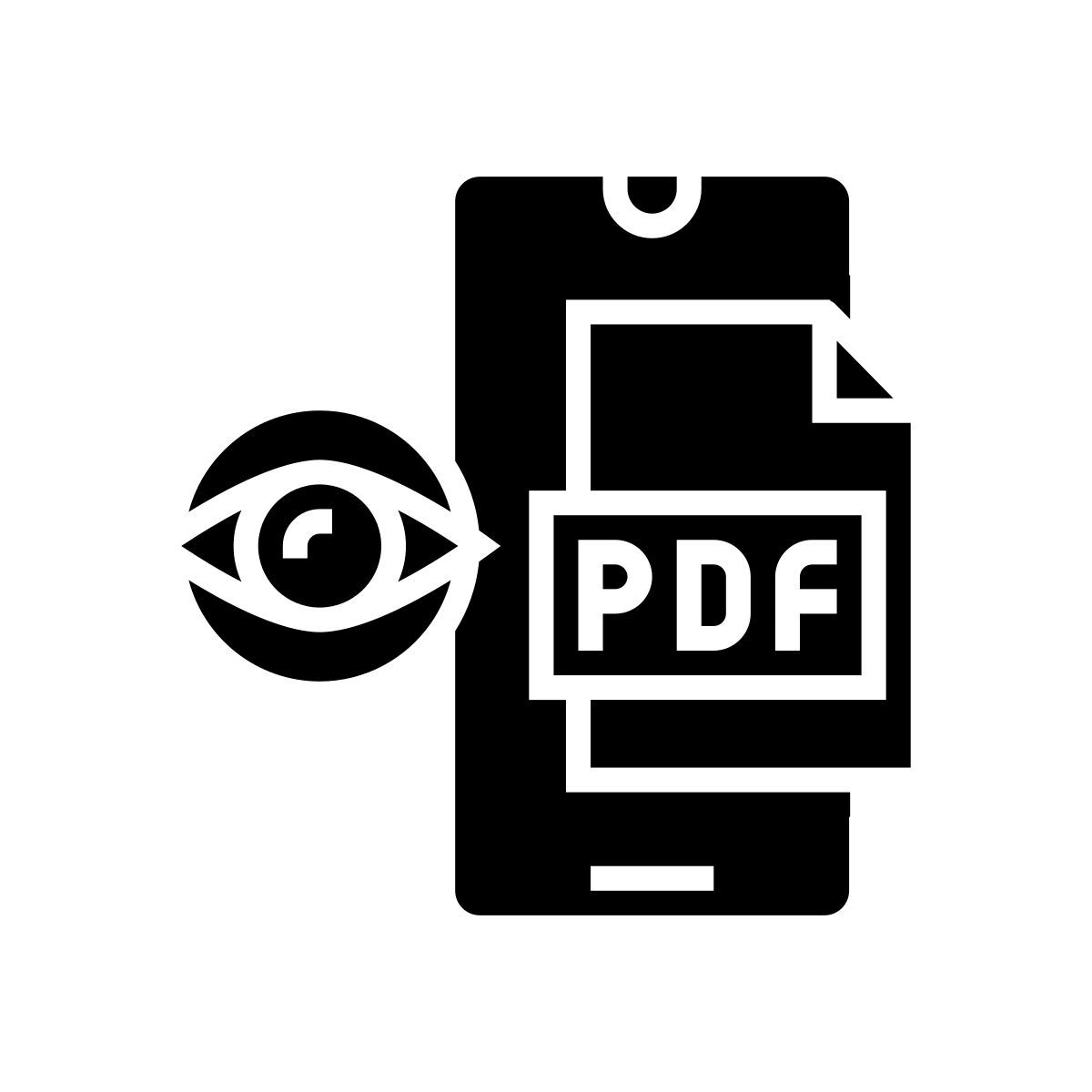 pdf 파일 읽기 icon