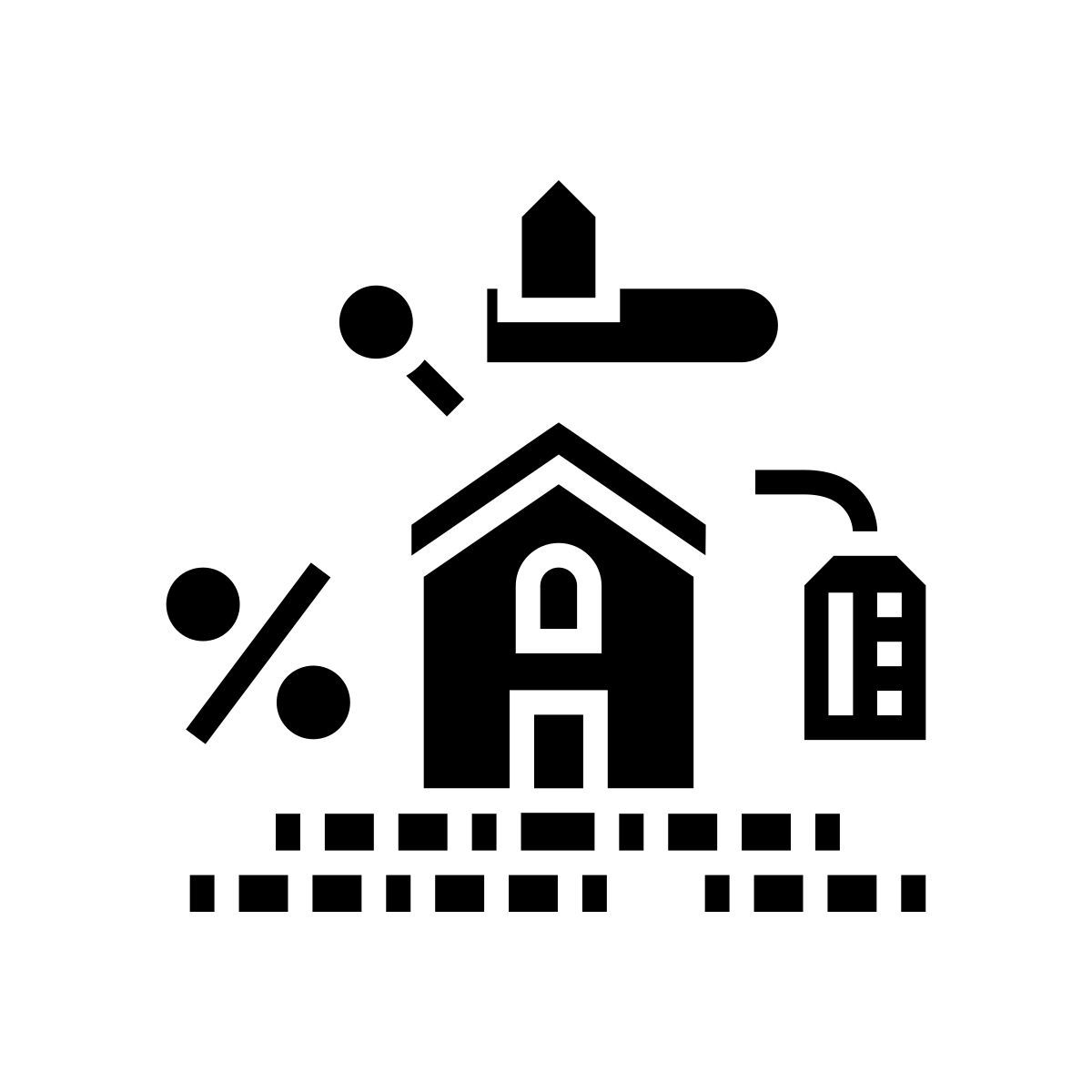 impuestos sobre bienes inmuebles icon