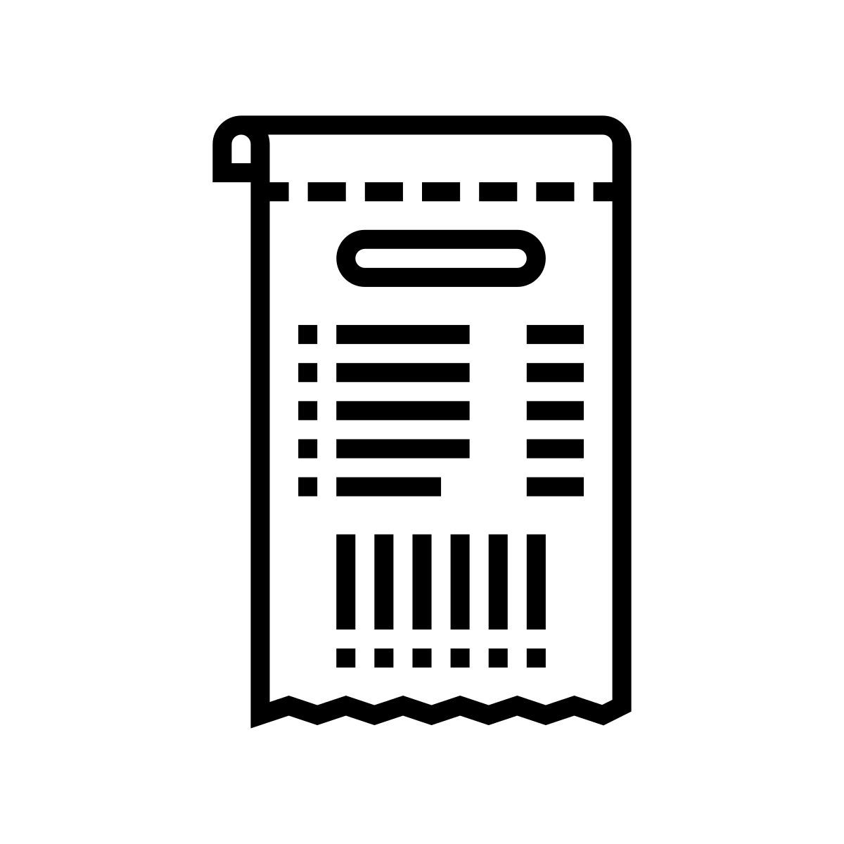 영수증 icon