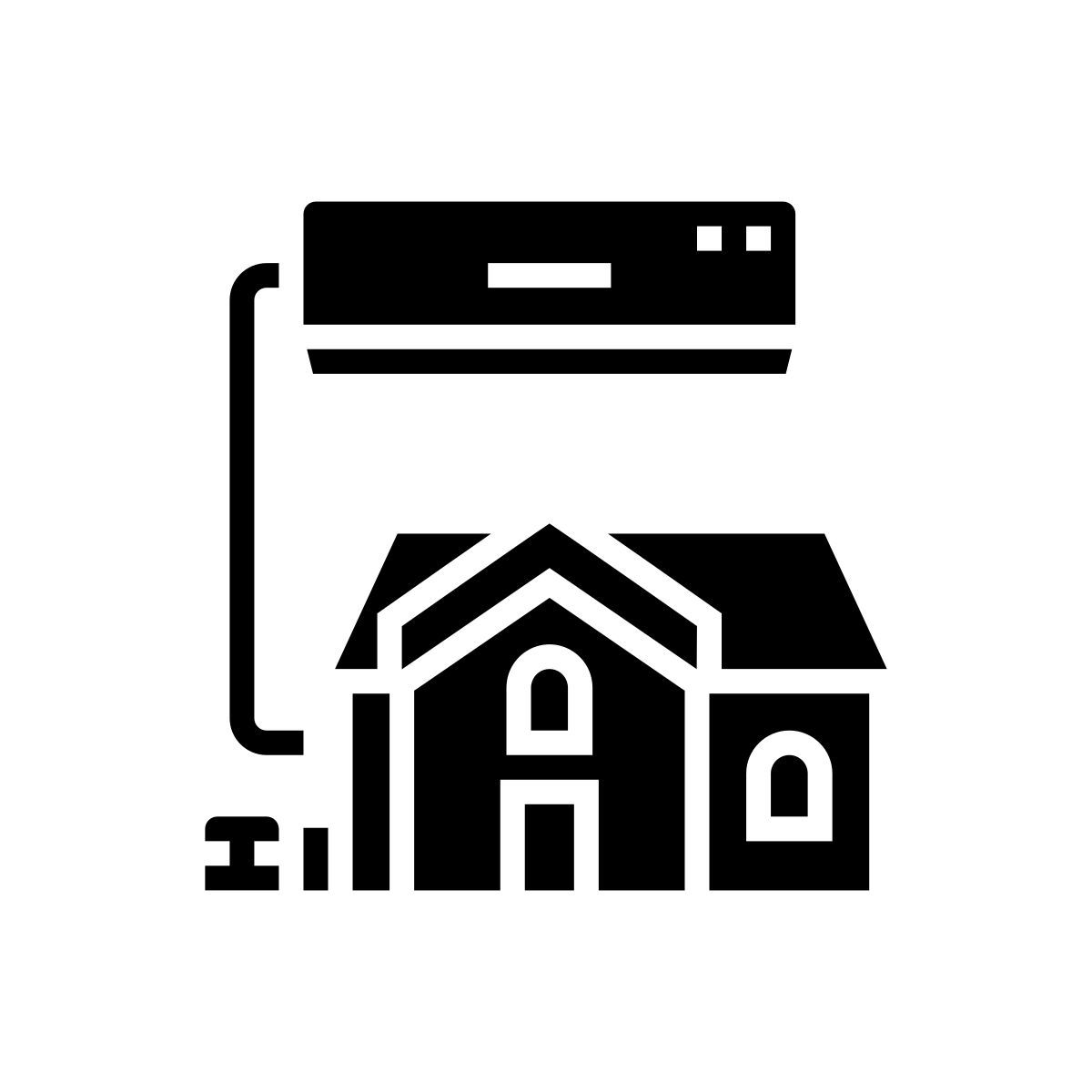 sistema di condizionamento residenziale icon