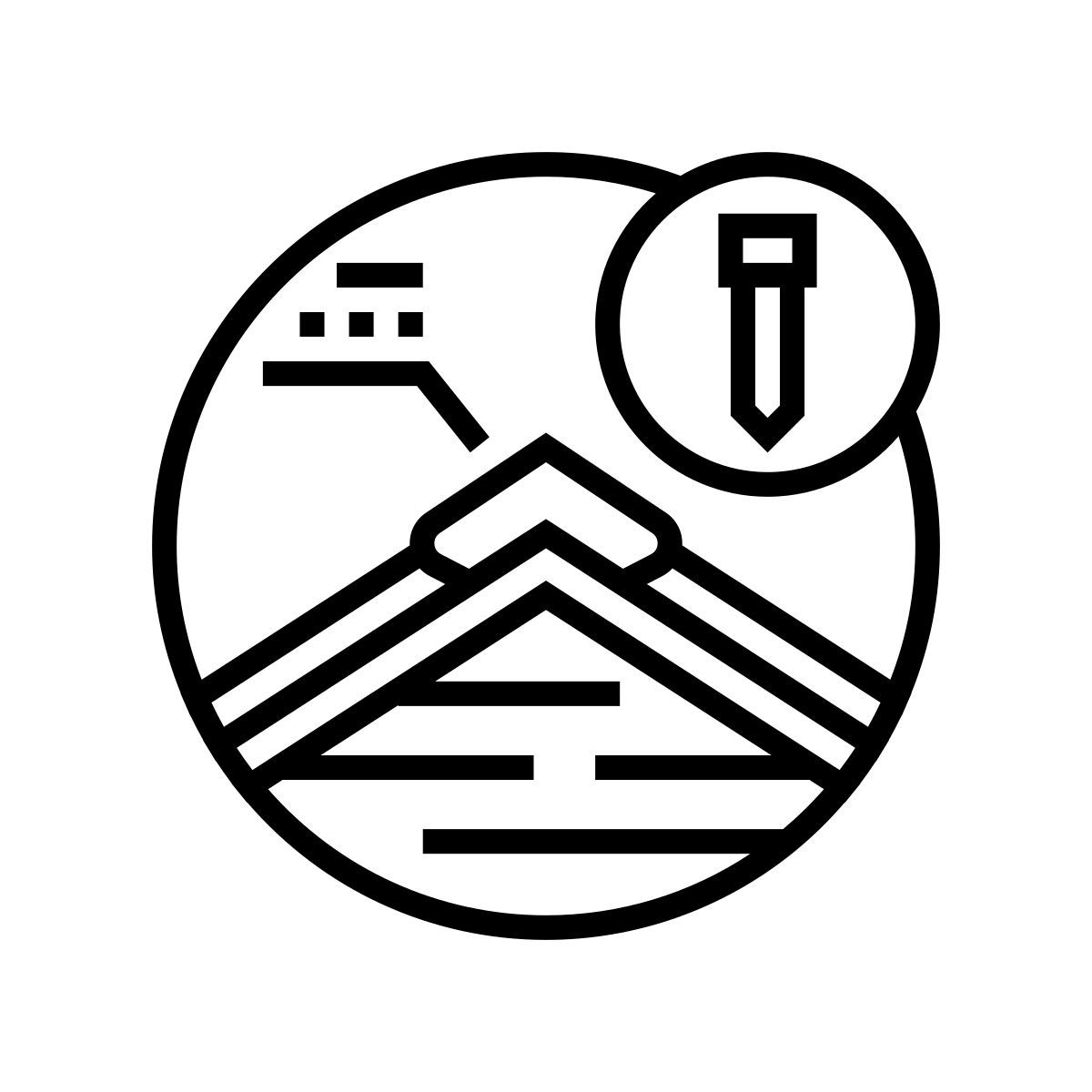 屋根の交換 アイコン
