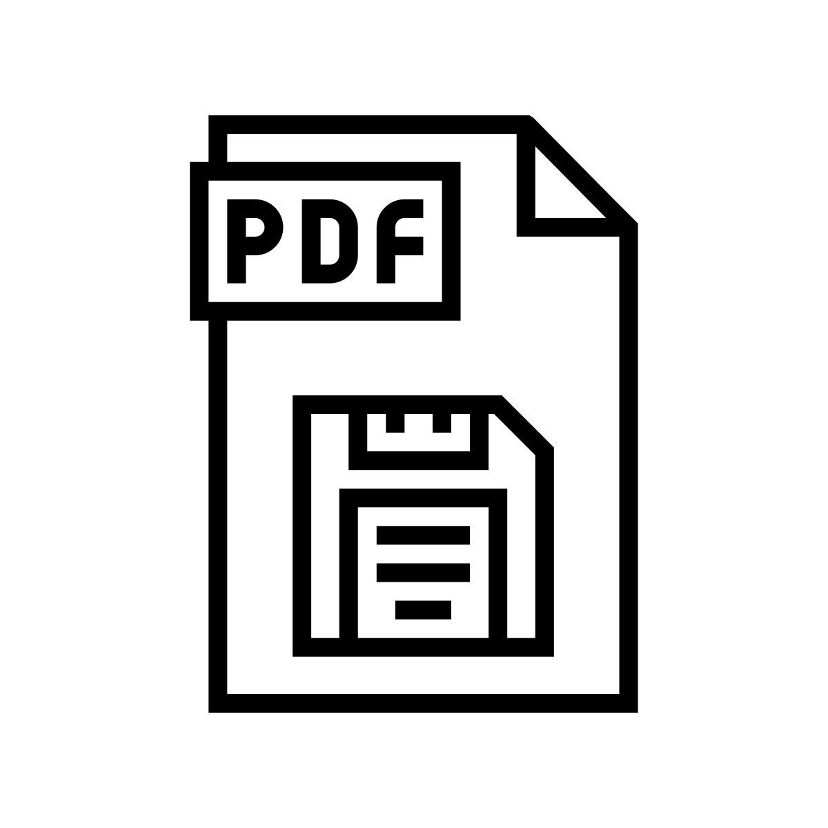 pdf 파일 저장 icon