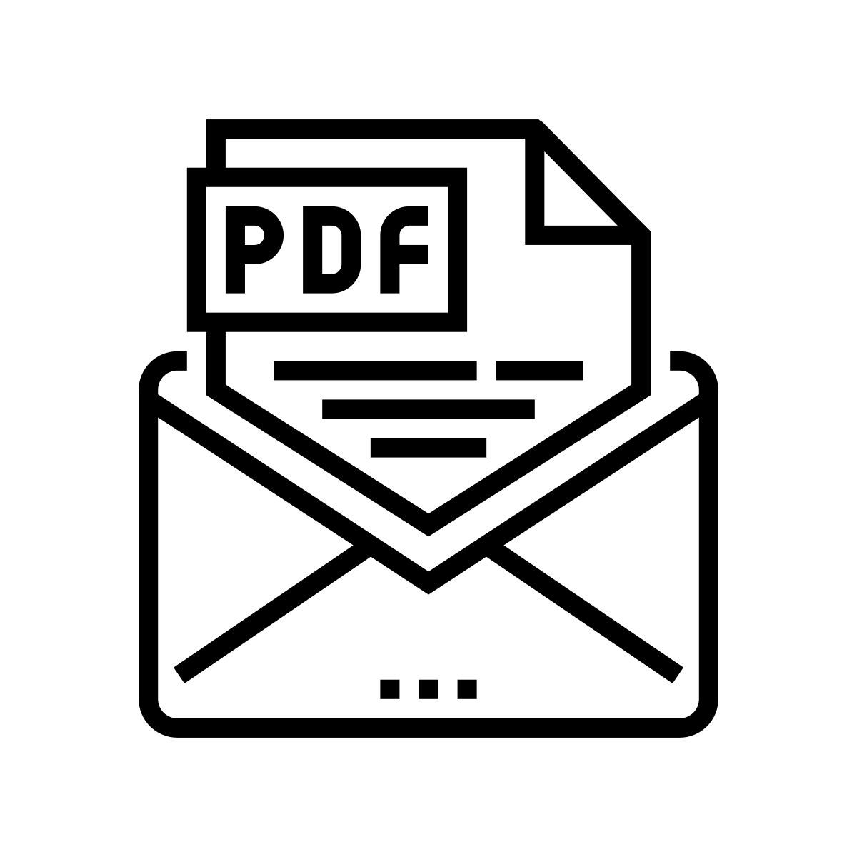 发送 pdf 文件 icon