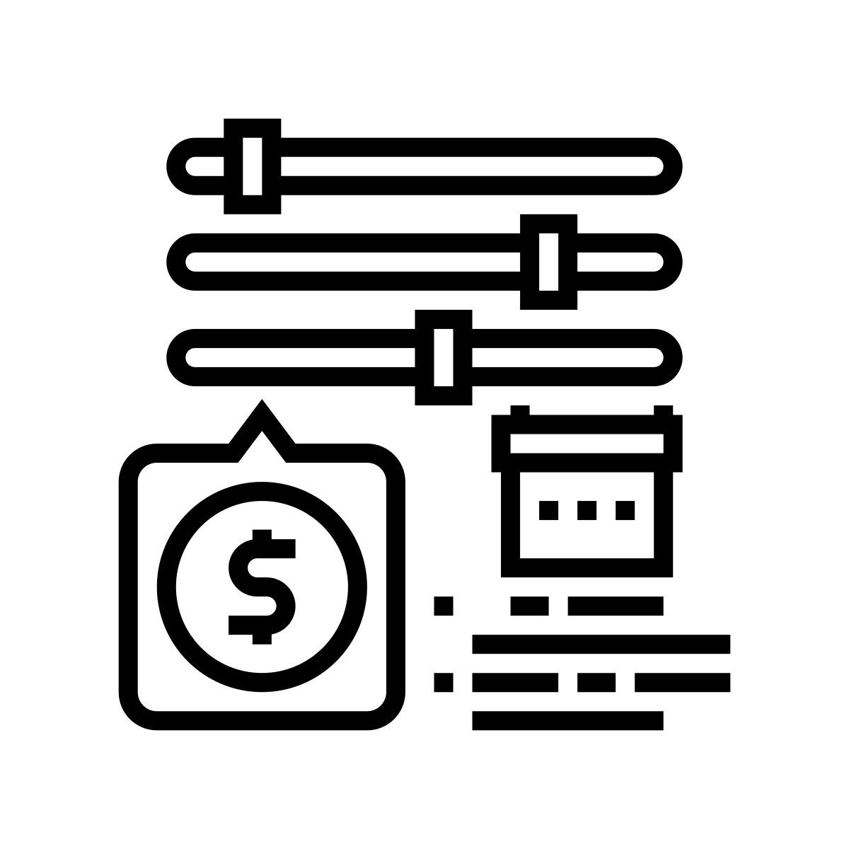 loan application settings icon