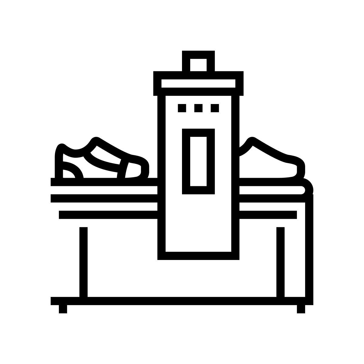 macchina per la fabbricazione di scarpe icon