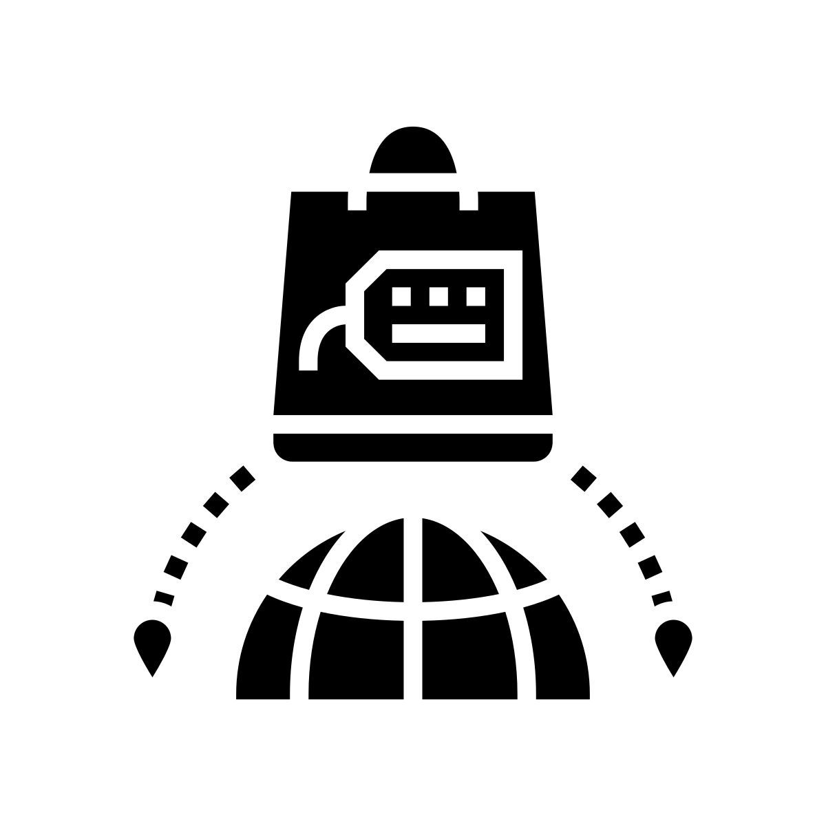 global shopping icon