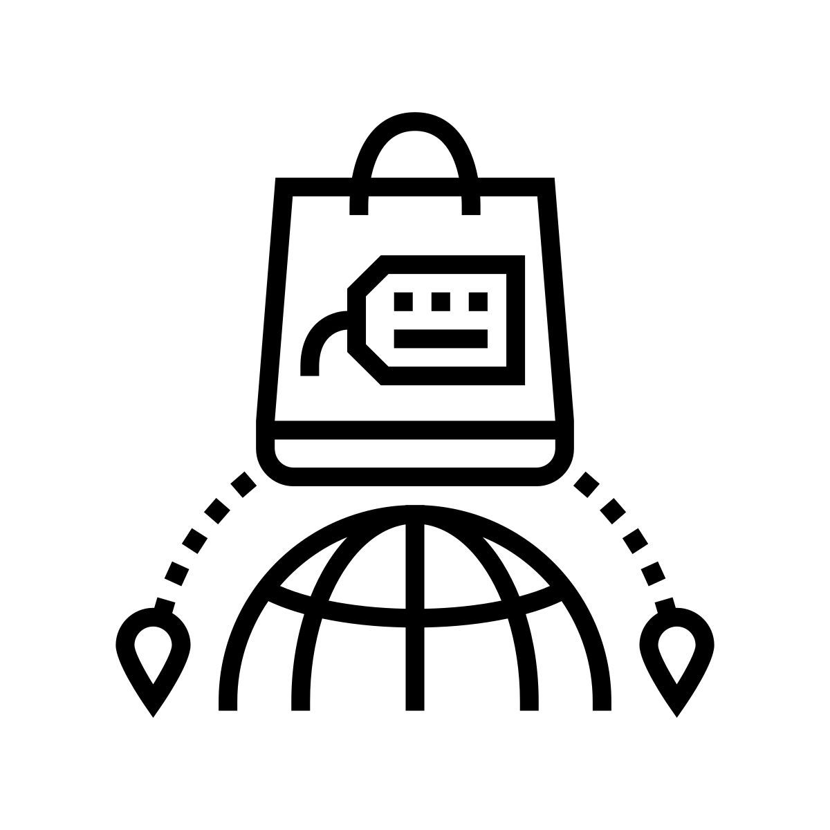 global shopping icon