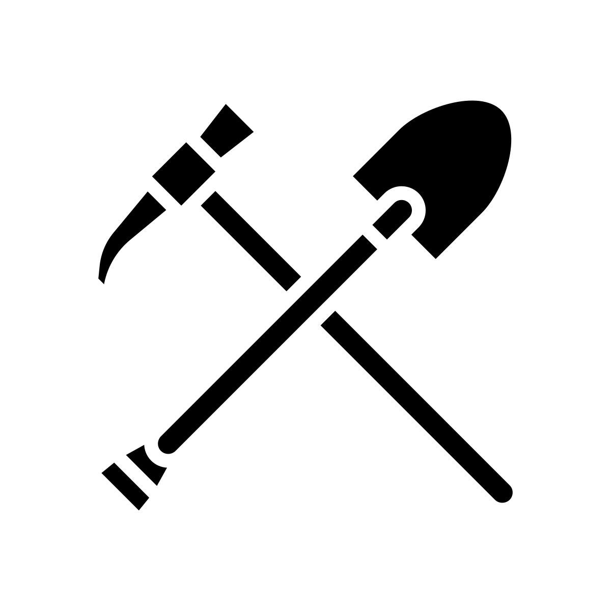 лопата и кирка icon