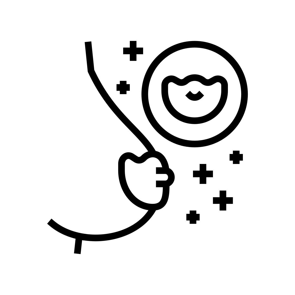 cuscinetto in silicone icon