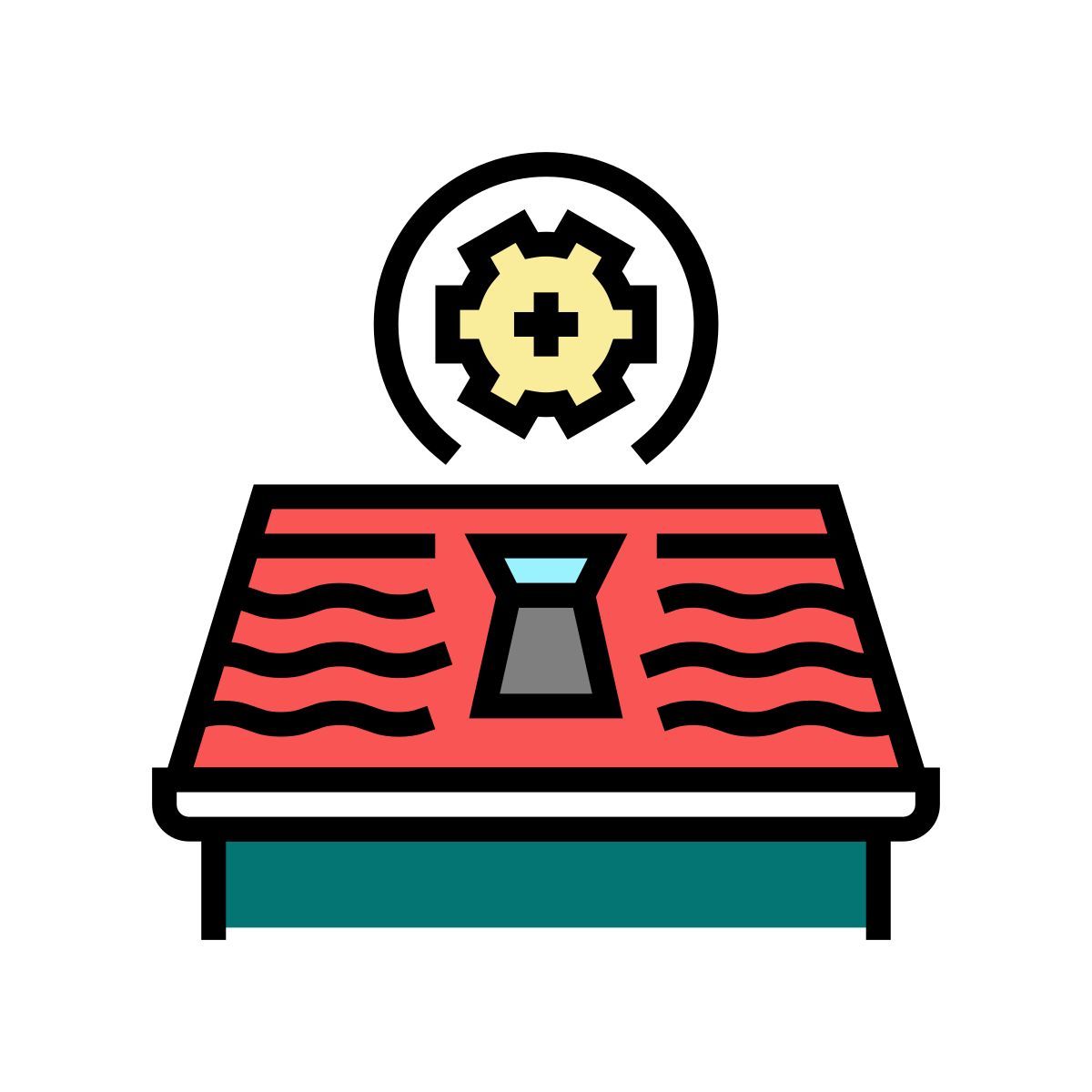 installazione lucernario sul tetto icon