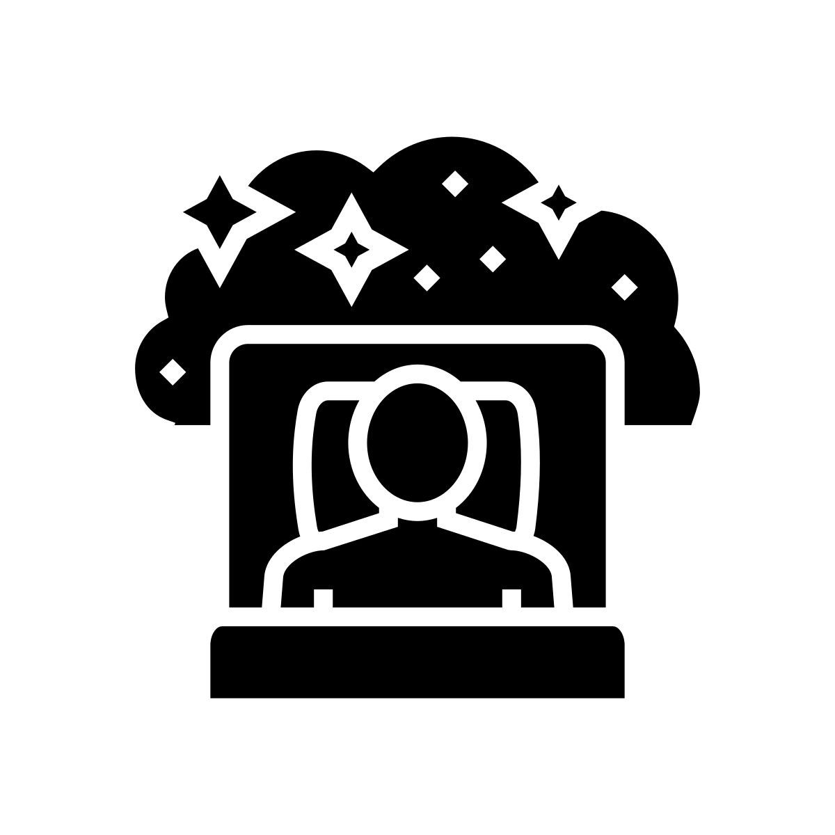 schlafender patient icon