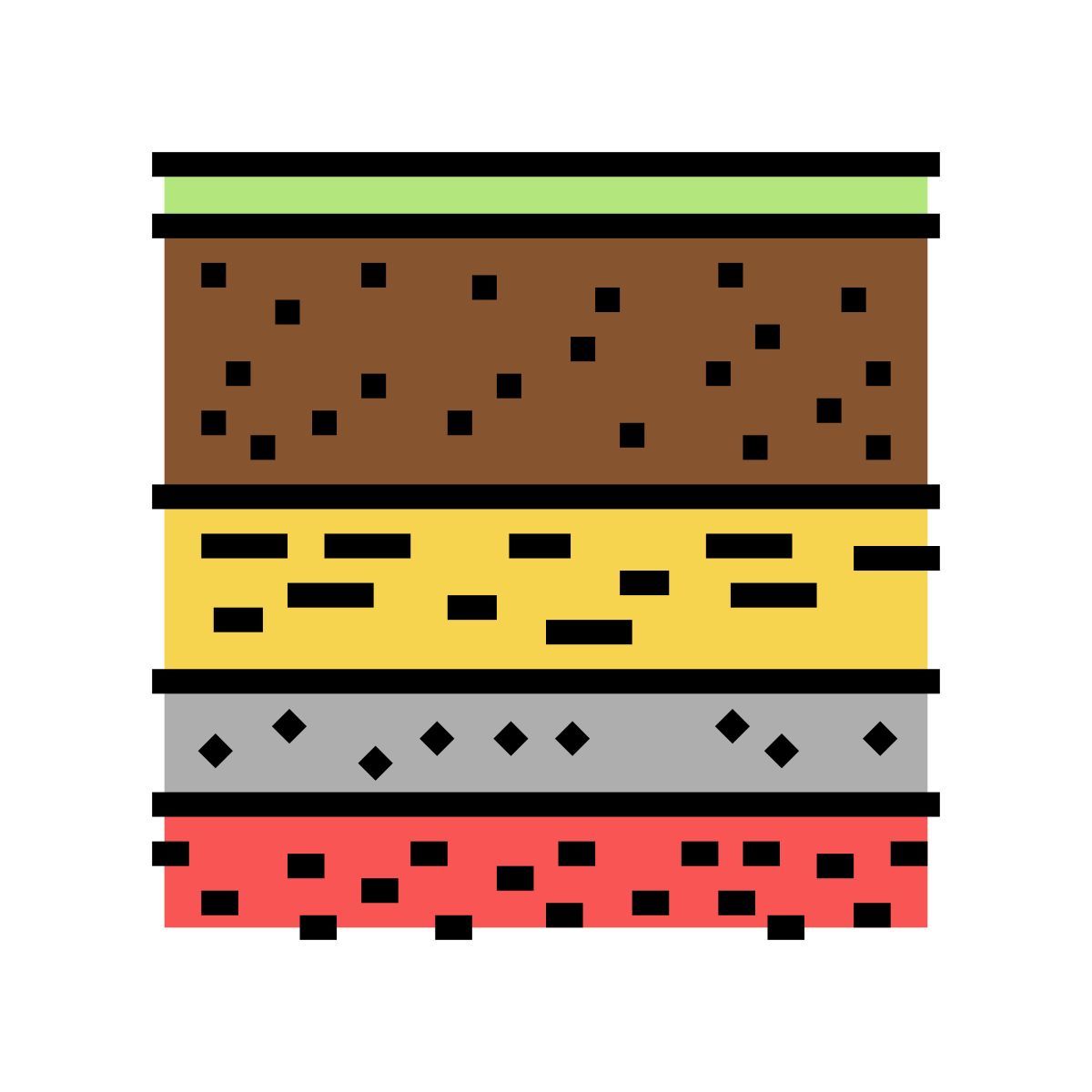 soil layers icon
