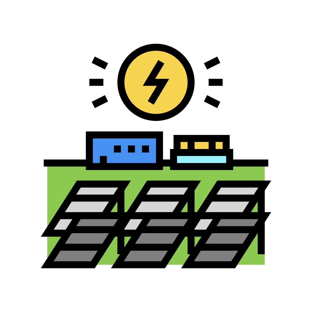 solarstrom panel icon
