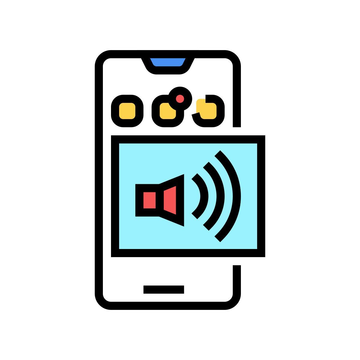 phone sound settings icon