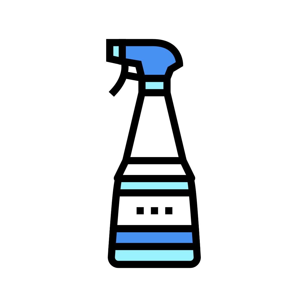 wrinkle smoothing spray icon