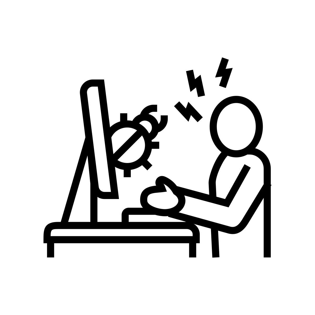 sysadmin behebt fehler icon