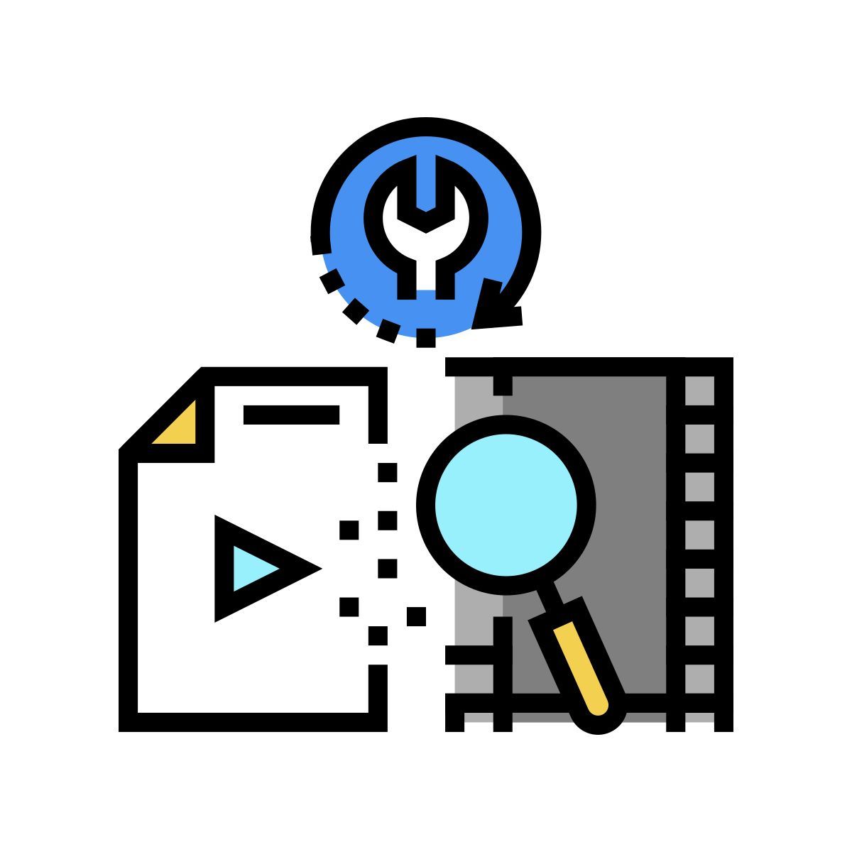 테이프 데이터 복구 icon